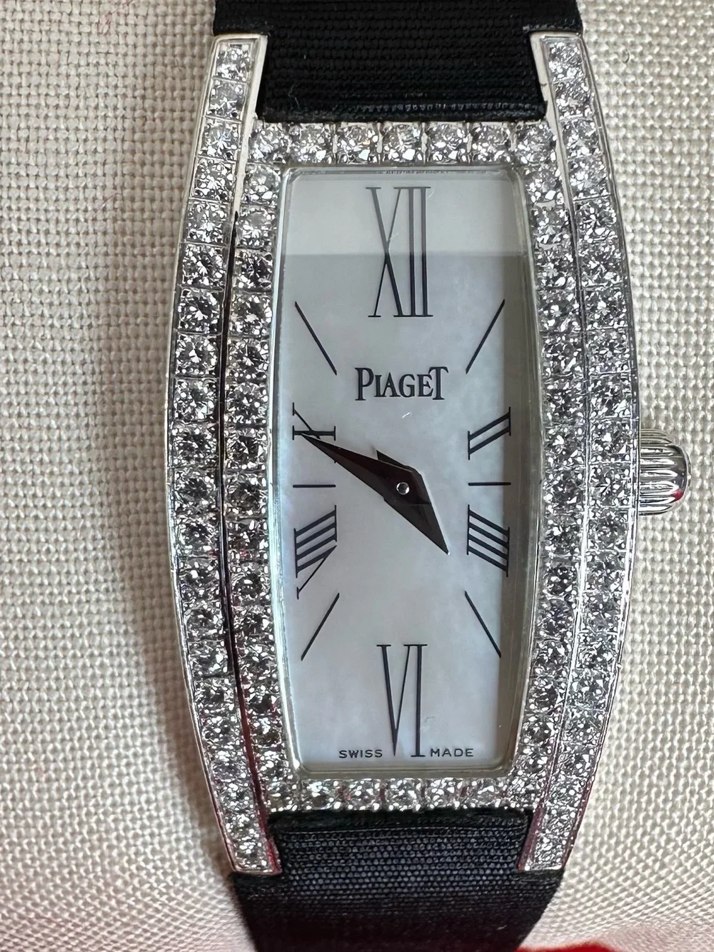 Piaget Limelight Ref. 54035 18K White Gold Factory Diamond Cal. 59P Quartz
